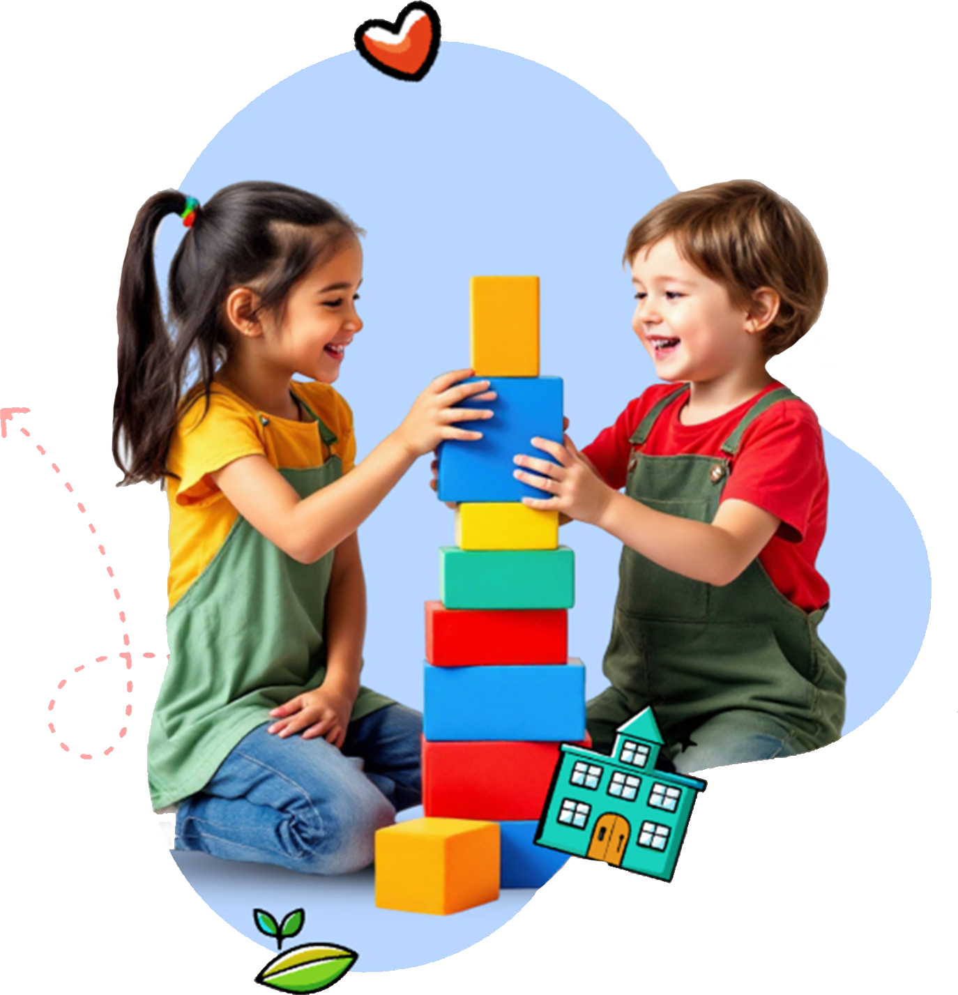 playingblocksslider image ibis students playing blocks